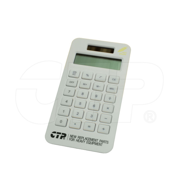 CALC03 - White Calculator Ctp Logo