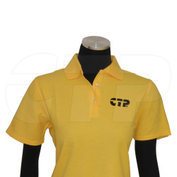 CTPSH015 - Xs Yellow Women Polo Shirt