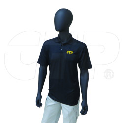 CTPSH021 - Small Men Polo- Black Dry Fit