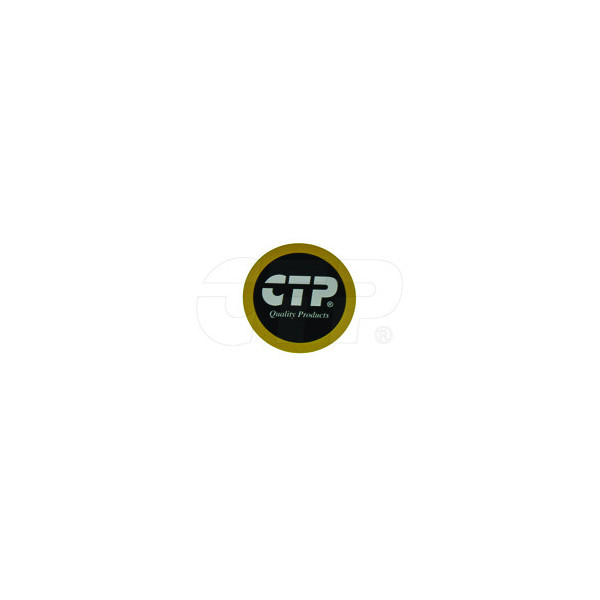 CTPSK002 - Ctp Stickers Black W/ Yellow