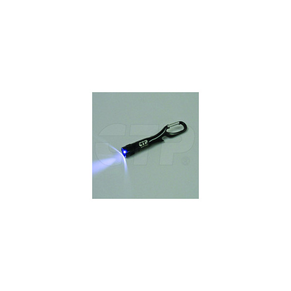 KEYCHAIN3 - Black Mini Flashlight Keychain