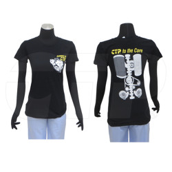 LTSHIRT03 - Large Black Ladies T-shirt