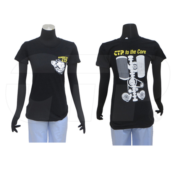 LTSHIRT03 - Large Black Ladies T-shirt