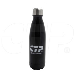 WATERBOTTLE - Black Stainless Steel Bottle
