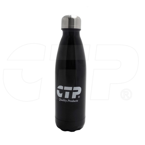 WATERBOTTLE - Black Stainless Steel Bottle